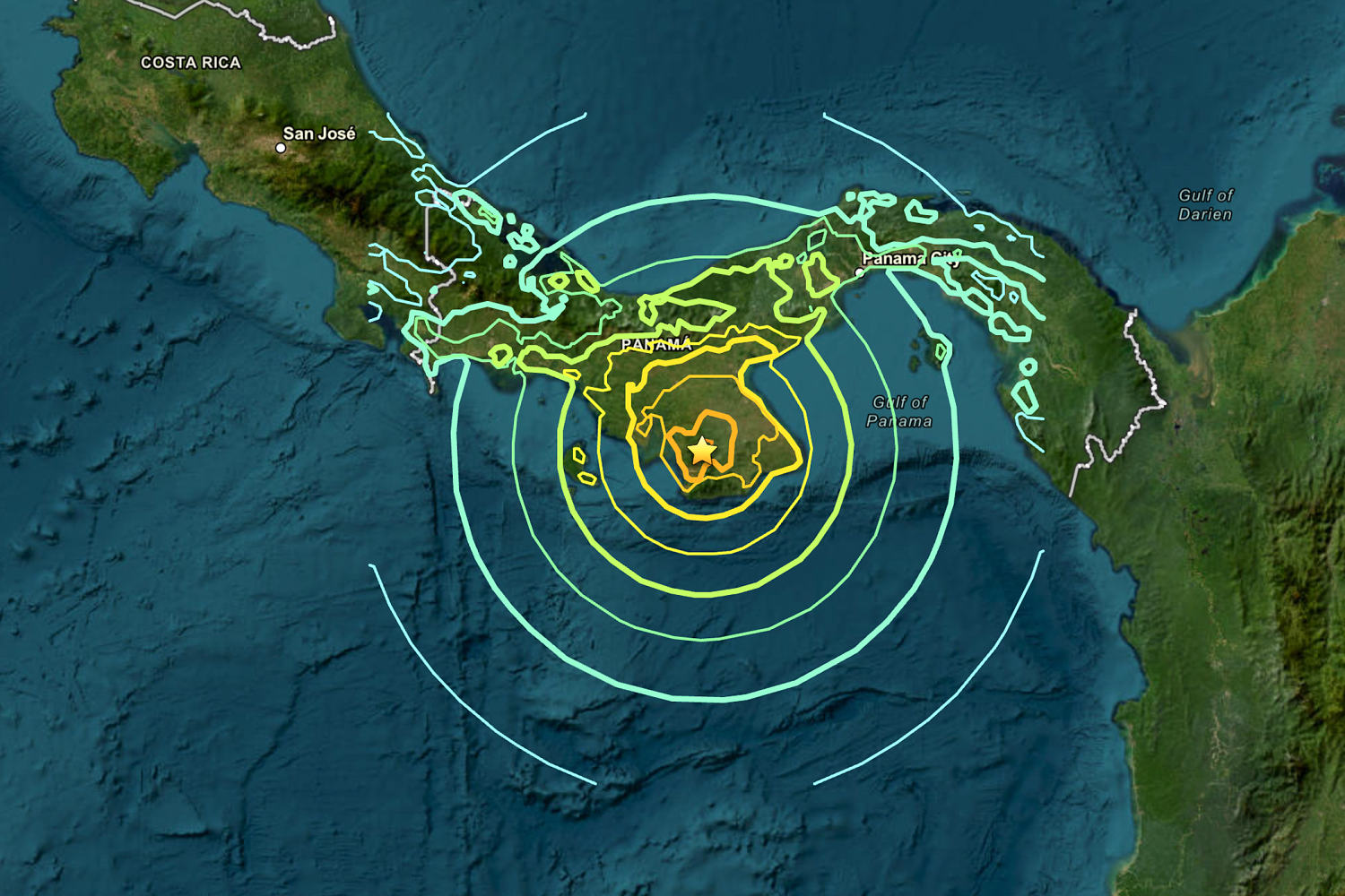 Erdbeben der Stärke 7,6 erschüttert Panama, Tsunami-Warnungen ausgelöst