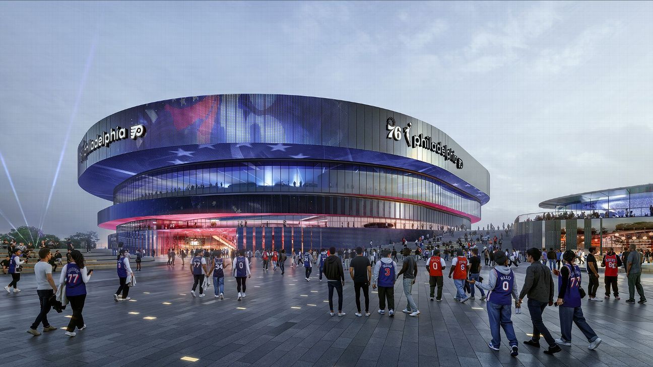 76ers and Flyers Unveil New Philly Arena Design