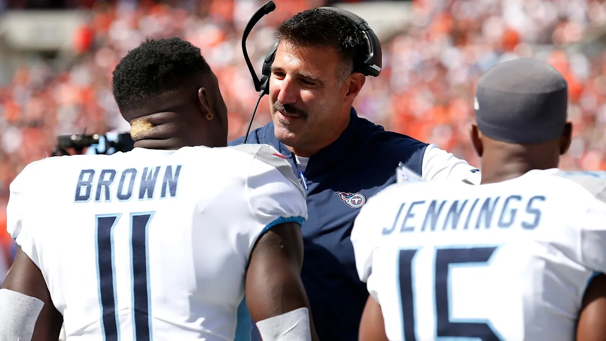 A.J. Brown Credits Mike Vrabel's Tough Coaching for His Development