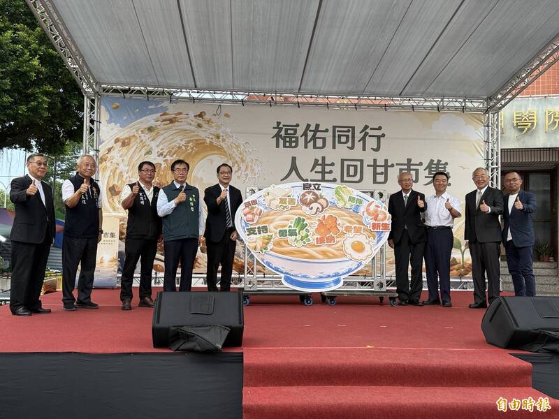 更生人市集在安平天后宮開幕，廟方贊助支持更生人創業