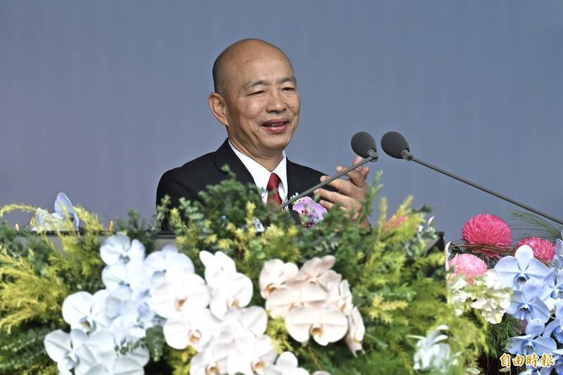 韓國瑜批評賴清德政府，行政院反駁涉及憲政爭議