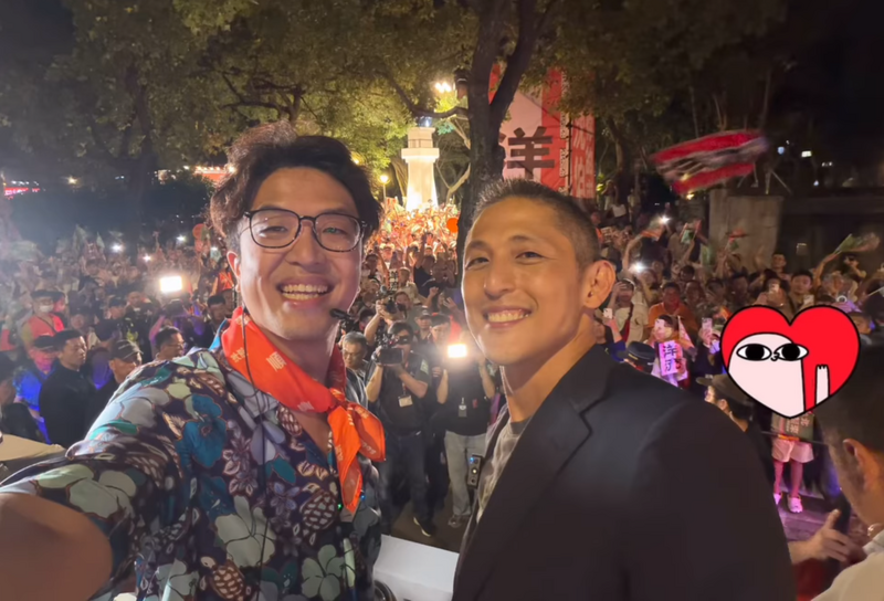 沈伯洋與吳怡農合影引發網路討論，桃園市長候選人黃世杰成網路標註對象；中壢霸凌案引發關注，多方呼籲停止蹭流量