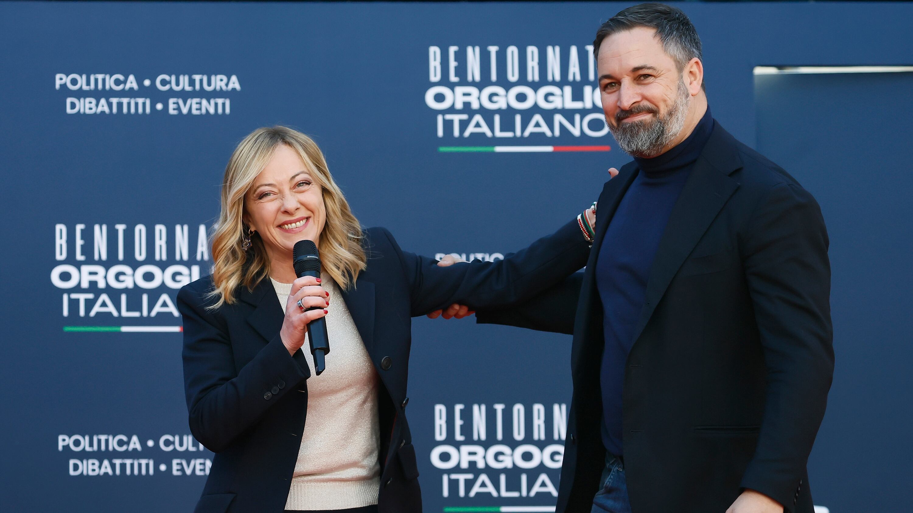 Abascal defiende a Meloni ante las críticas de Trump