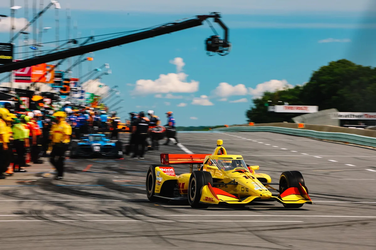 Alex Palou Receives Pit Lane Speeding Penalty at Road America