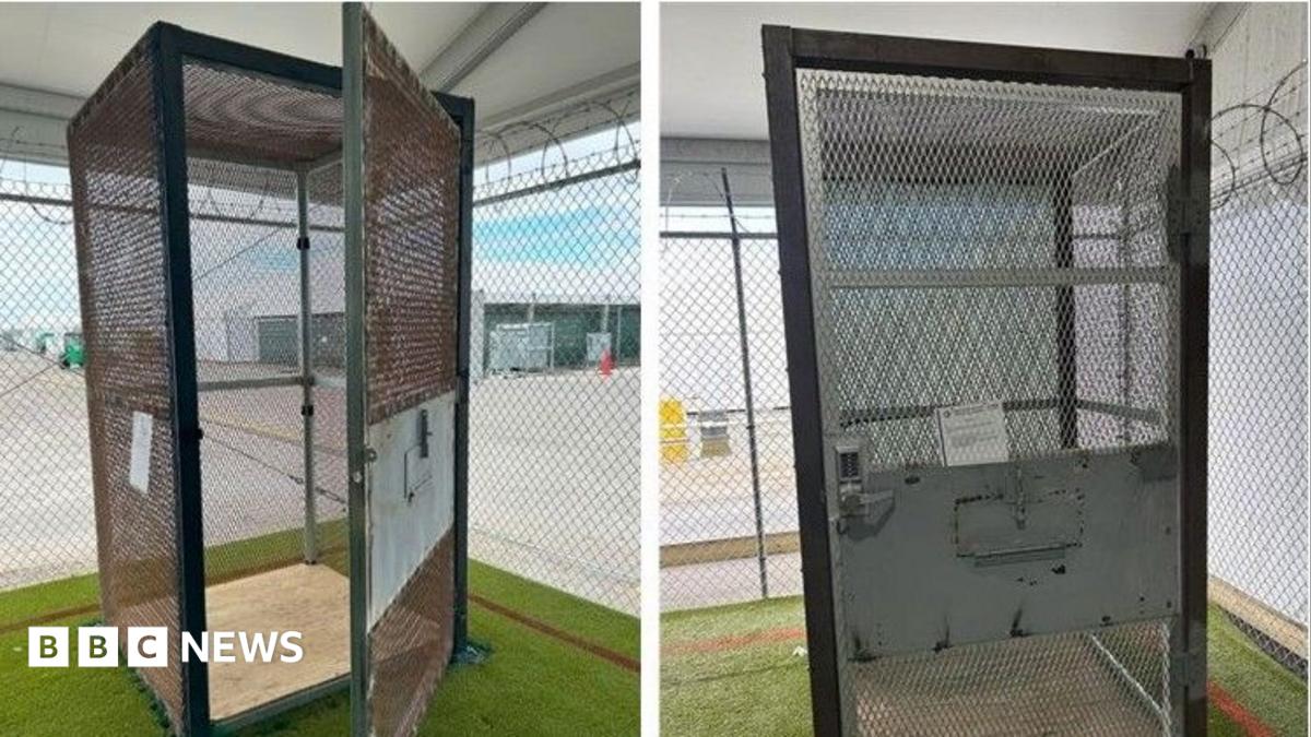‘Alligator Alcatraz’ Hielt Einwanderer in Kleinen Käfigen, Findet DHS-Inspektor