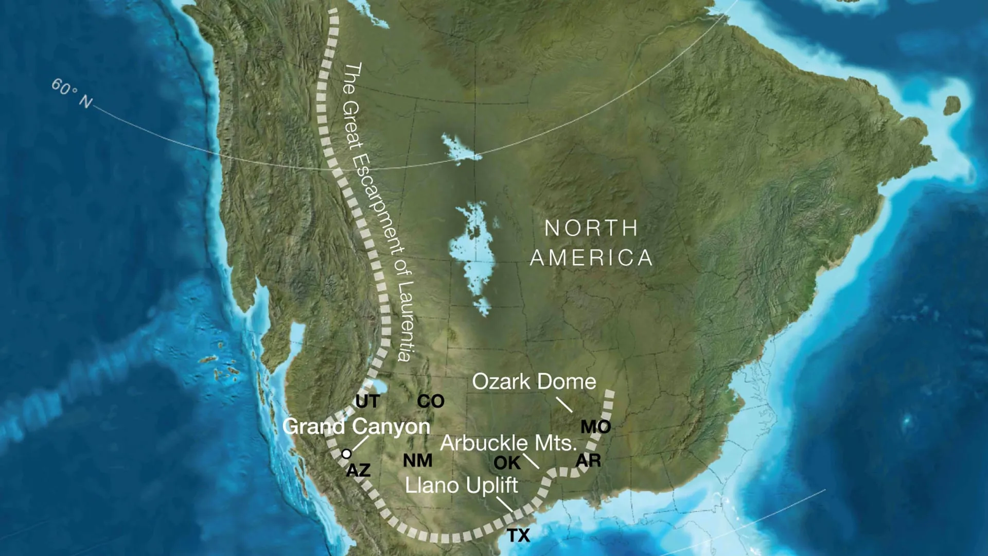 Un Antiguo Sistema de Acantilados Podría Explicar la Historia Geológica del Gran Cañón