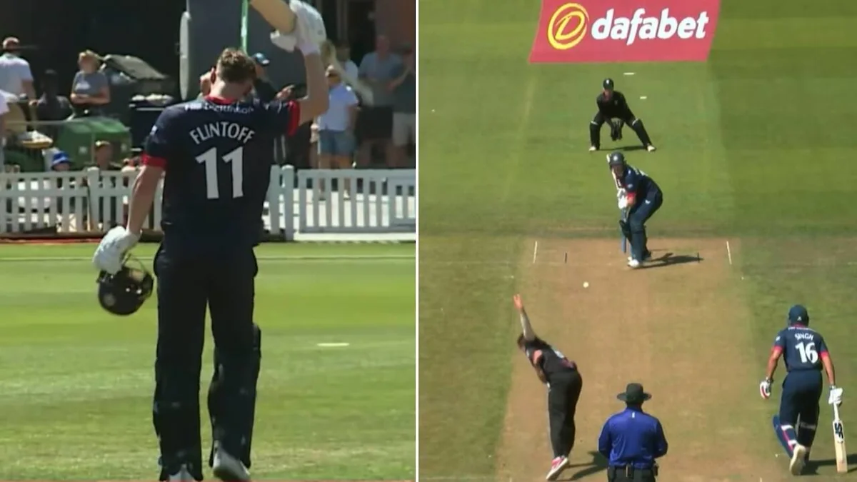 Andrew Flintoff's Son Scores First Professional Century
