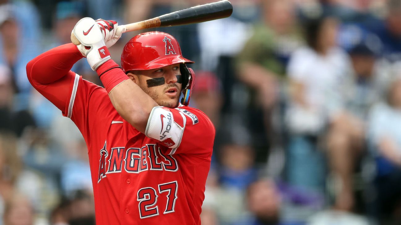 Angels' Mike Trout Placed on Injured List with Hamstring Injury
