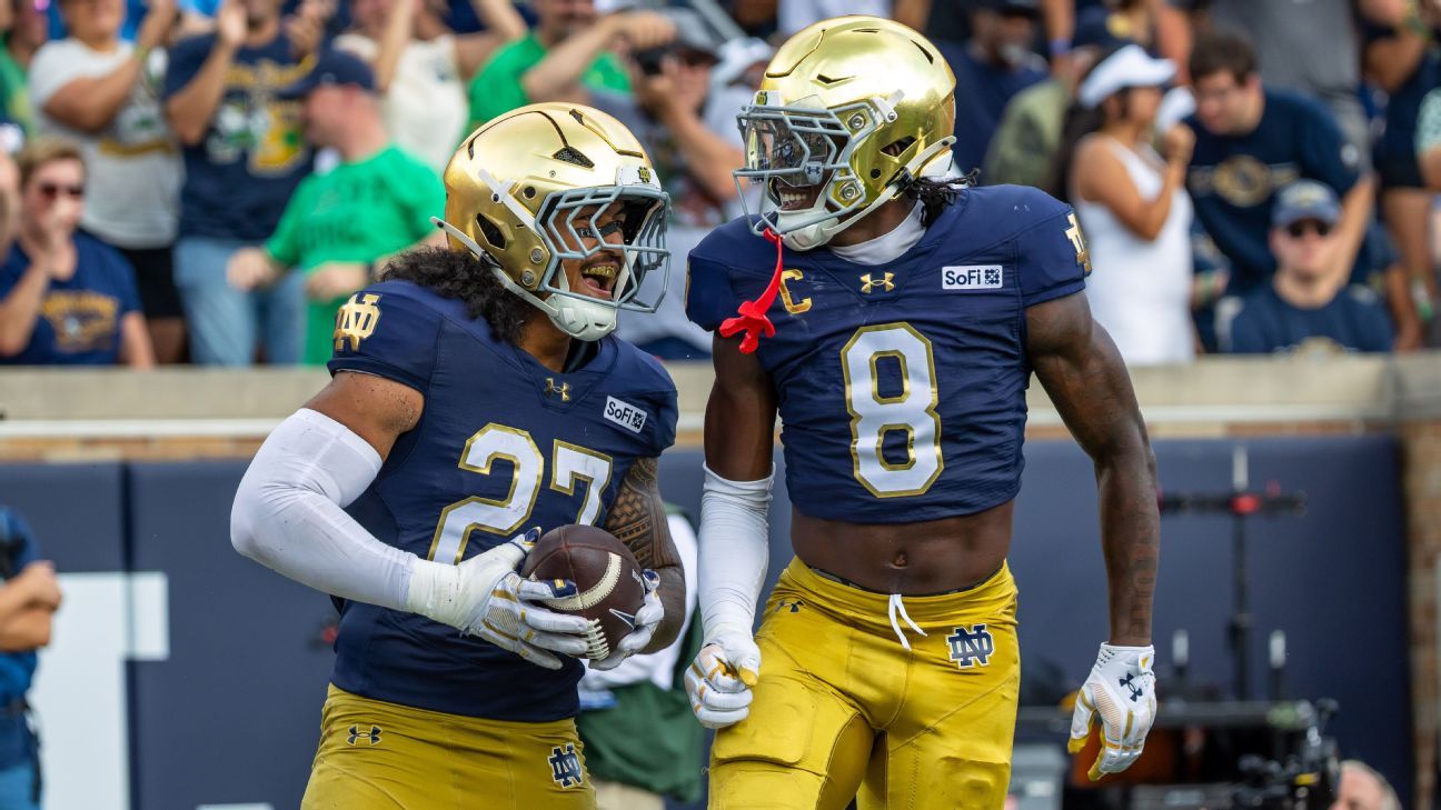 AP Poll Reacts to Week 2 Top 25 Teams
