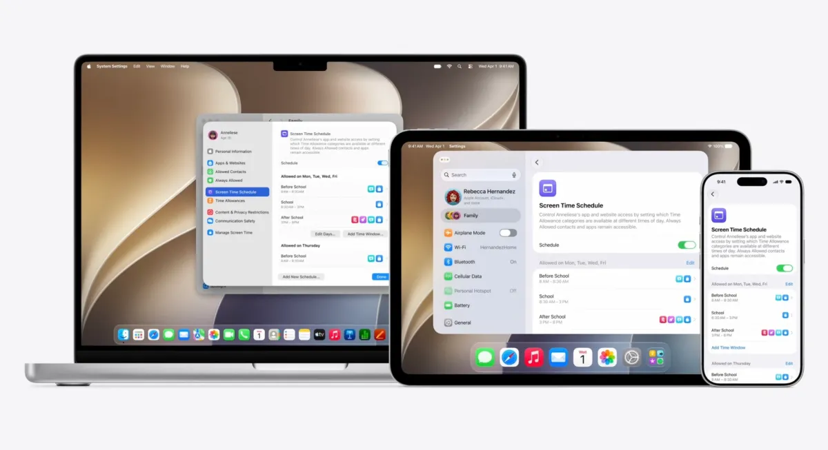 Apple подобрява родителските контроли за екранното време на децата с iPhone