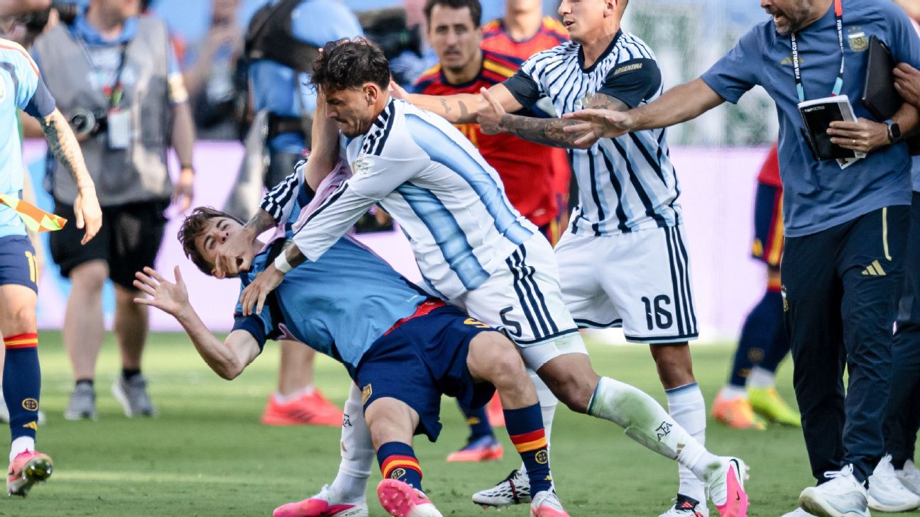 Argentina Players Banned After World Cup Brawl