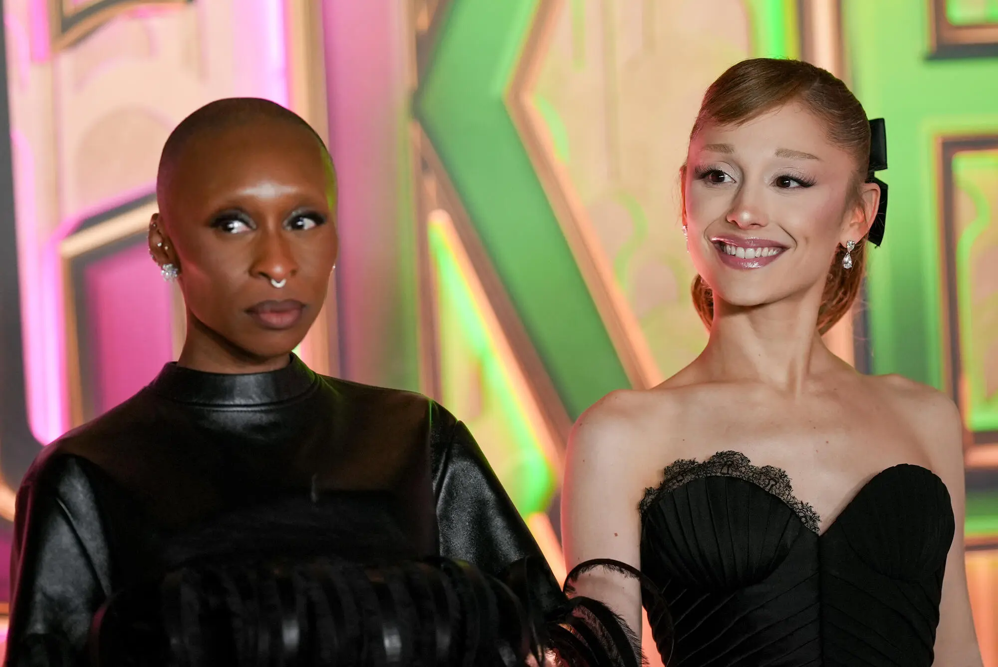 Ariana Grande Surprises London Crowd with ‘Wicked’ Co-Star