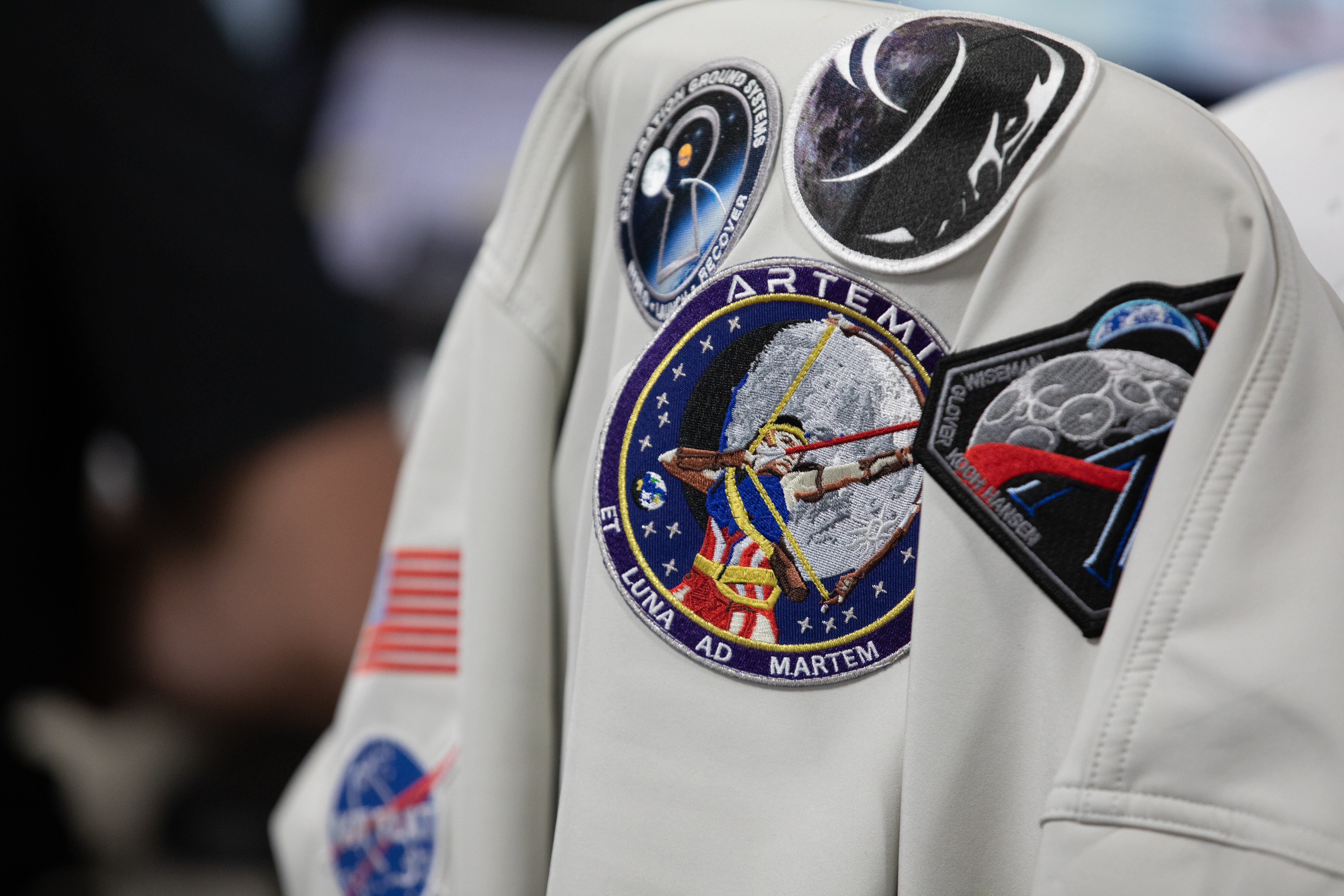 Artemis Mission Patches Featured During Countdown Simulation