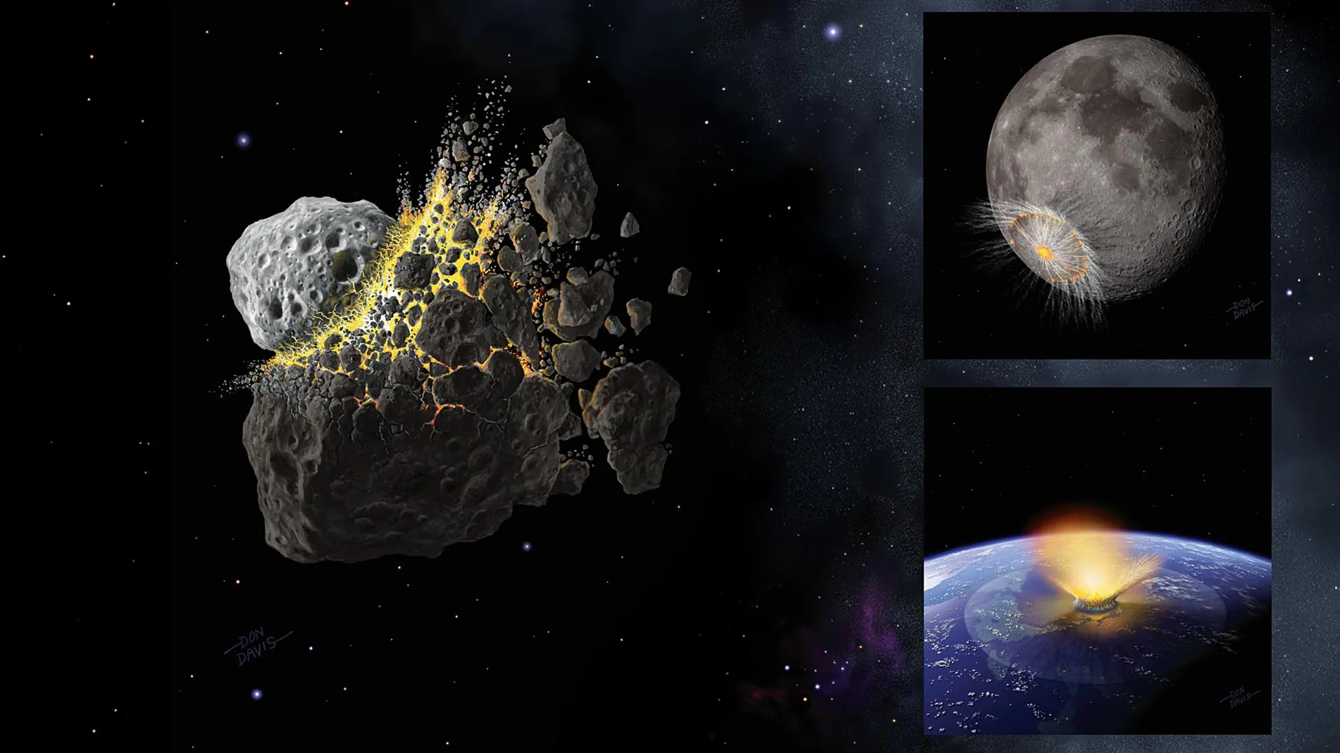 Asteroid Breakup May Have Bombarded Earth 800 Million Years Ago