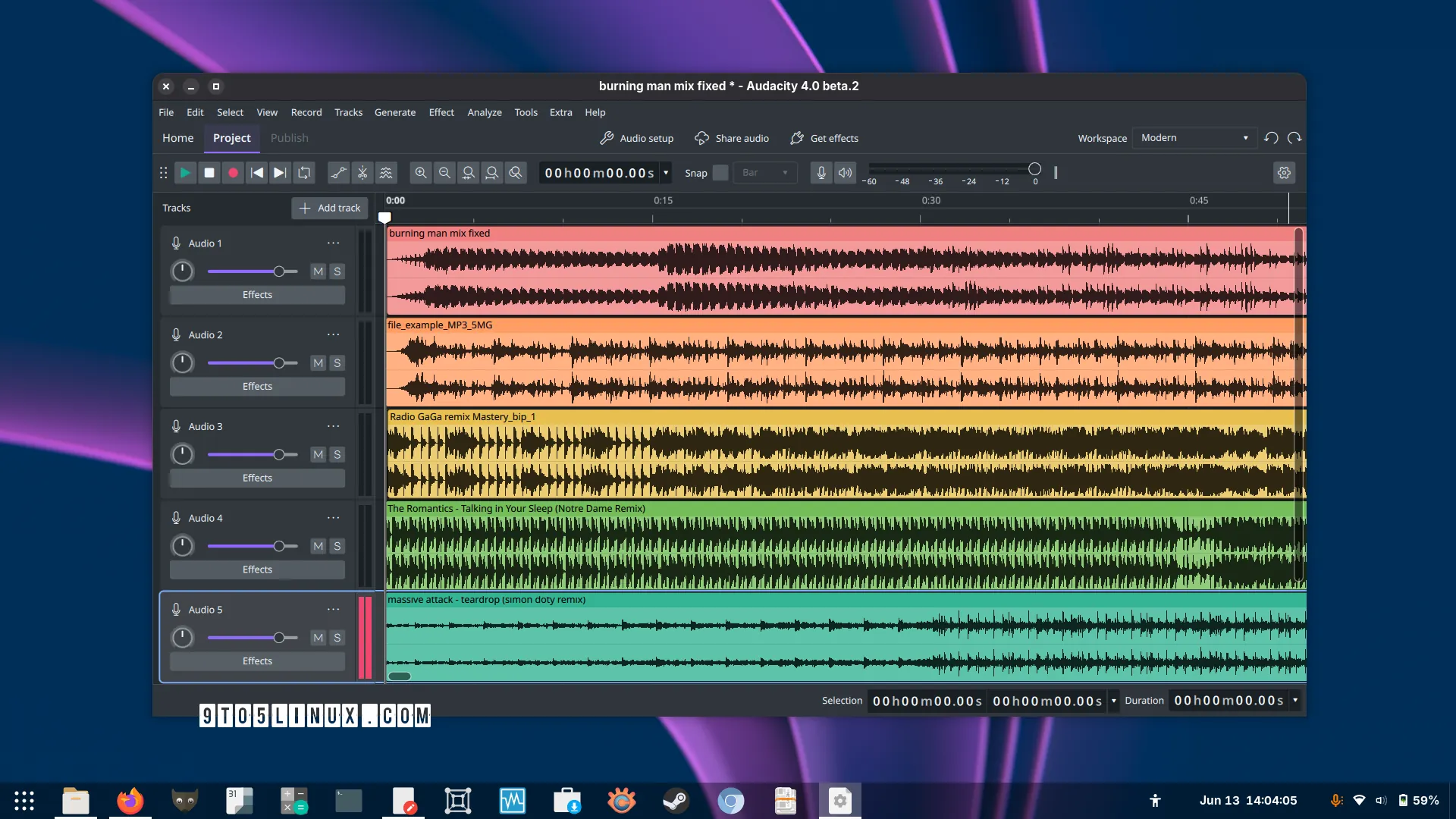 Audacity 4.0 Released with Redesigned Interface and New Editing Features