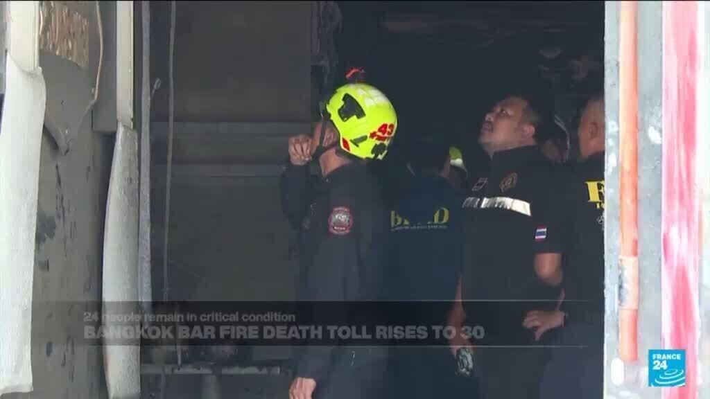 Bangkok Bar Fire Death Toll Rises to 30, Dozens Hospitalized