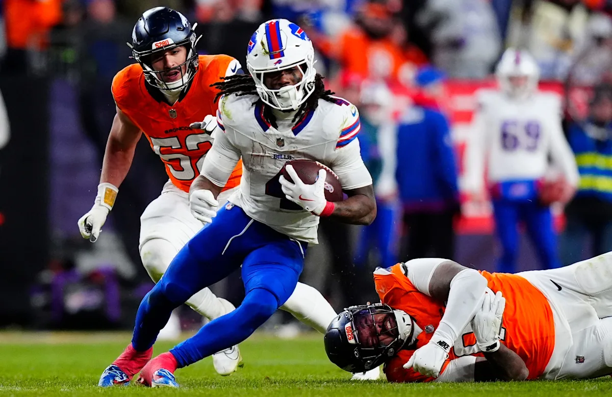Cook y Davis de los Bills, clasificados entre las mejores duplas de corredores en la NFL