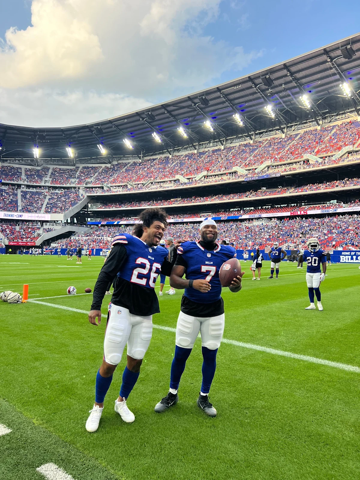 Bills Host 'Red and Blue' Practice at New Highmark Stadium