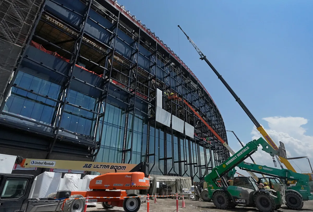 Bills reveal new Highmark Stadium lights in nighttime display