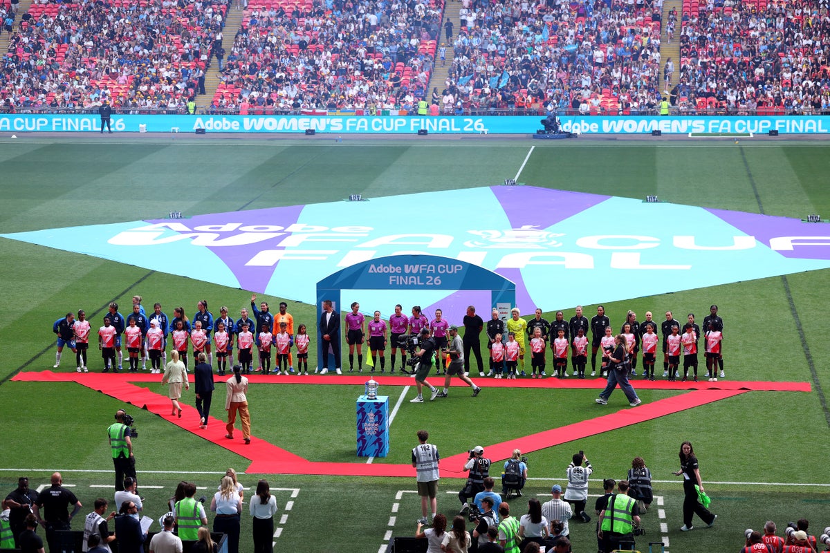 Black Lines Appear on Wembley Pitch for Women’s FA Cup Final