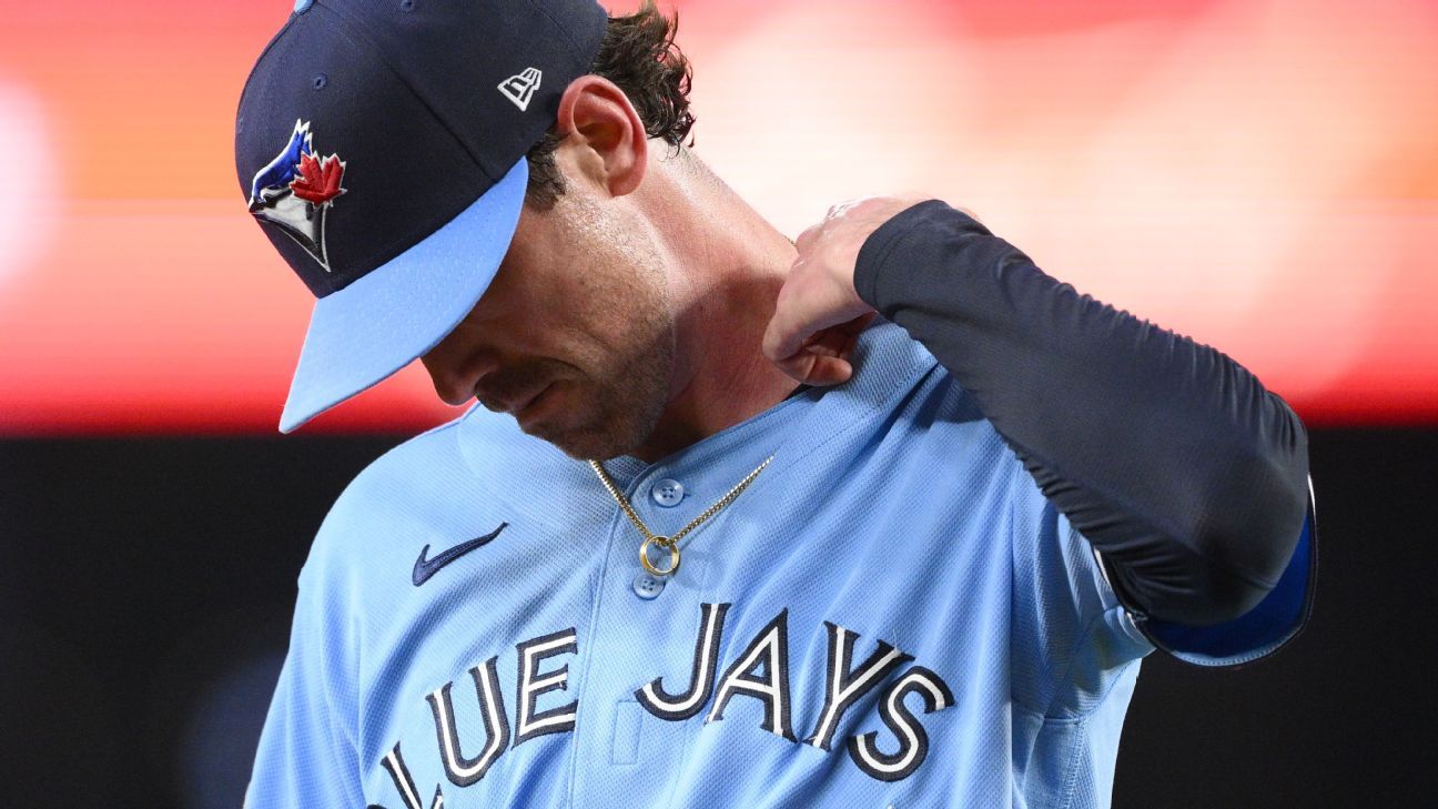 Blue Jays' Bieber Struggles in Start Against Nationals