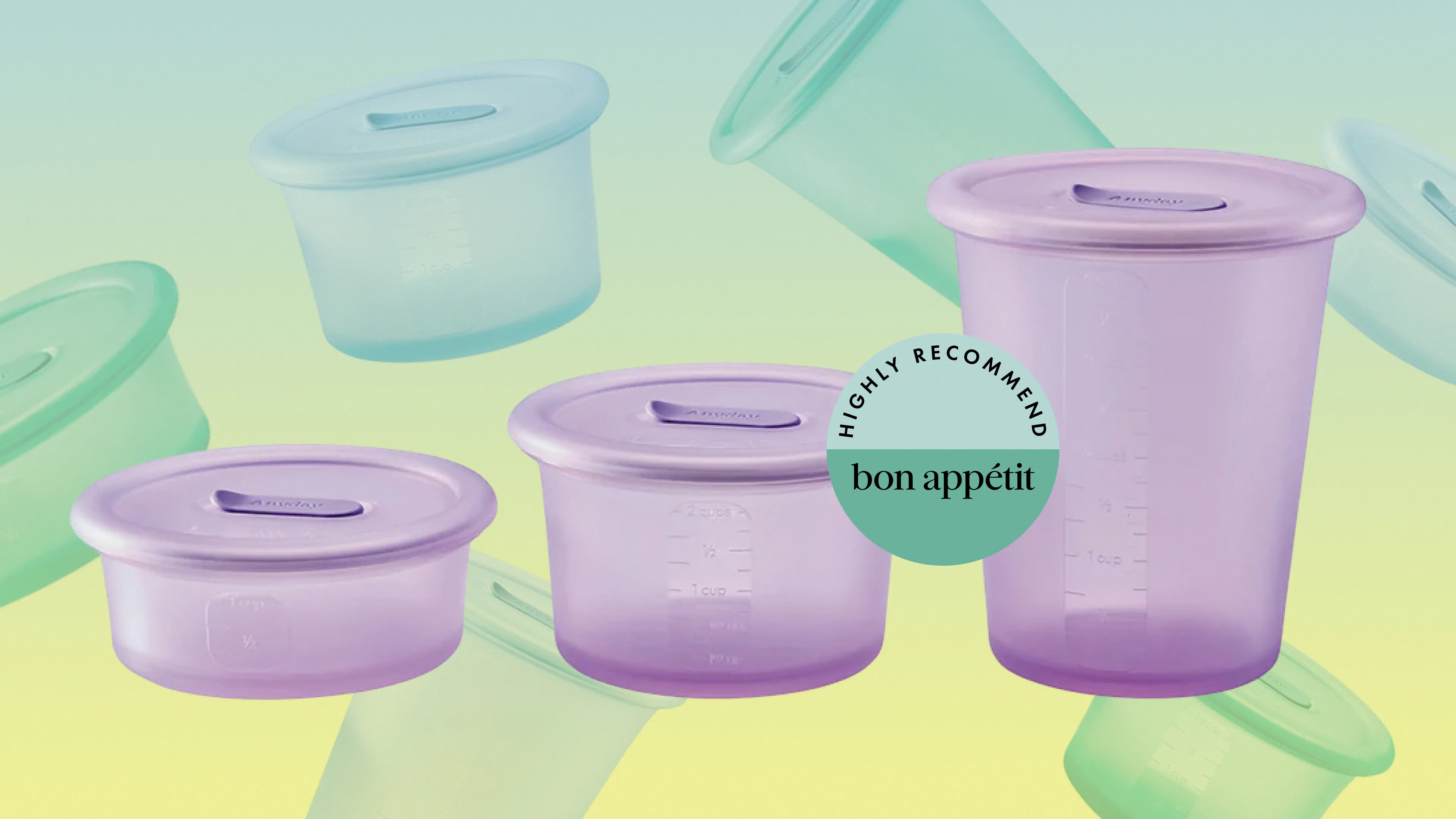 Bon Appétit-Redakteure bevorzugen Silikon-Lebensmittelbehälter von Anyday