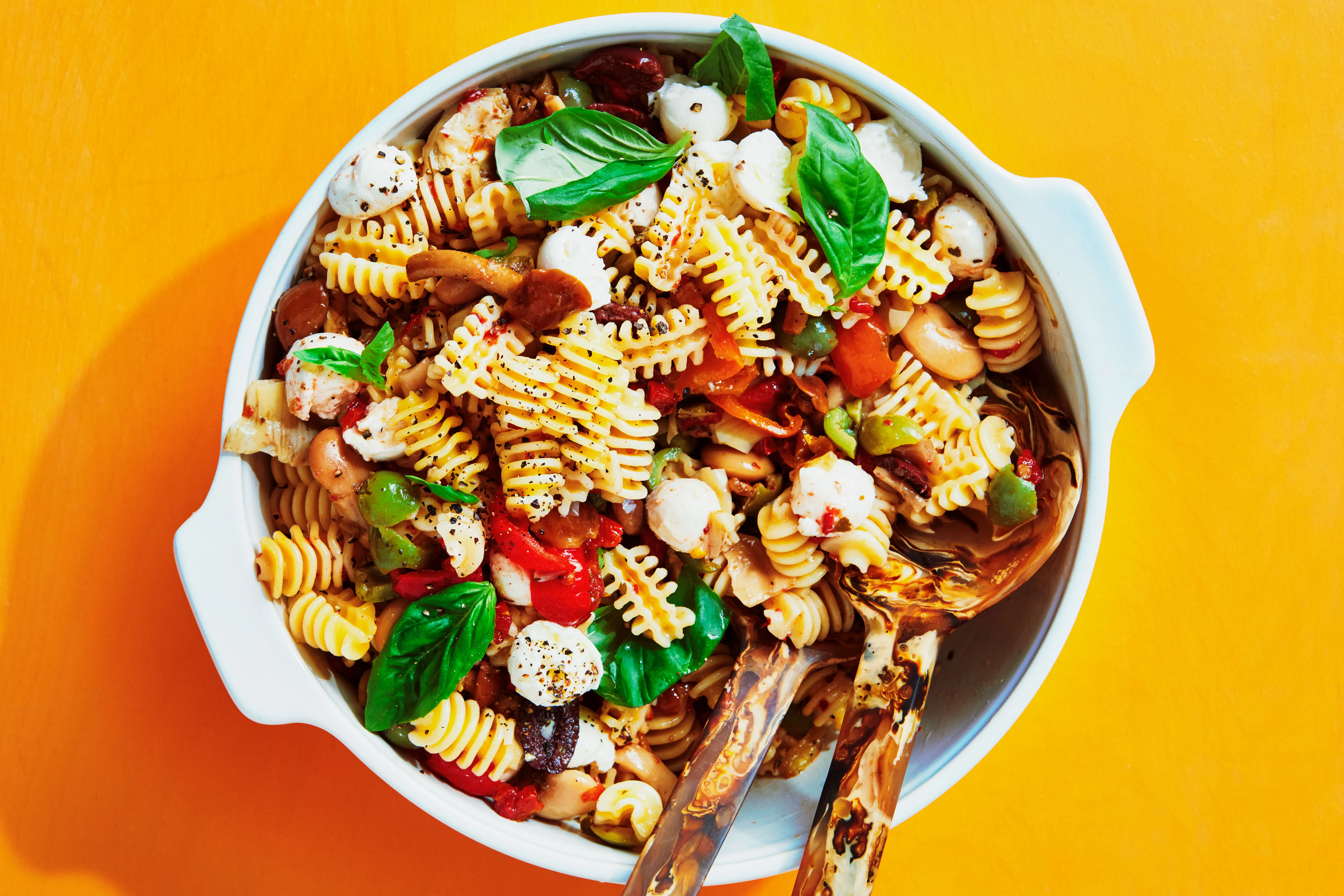 Bon Appétit Features Customizable Olive Bar Pasta Salad