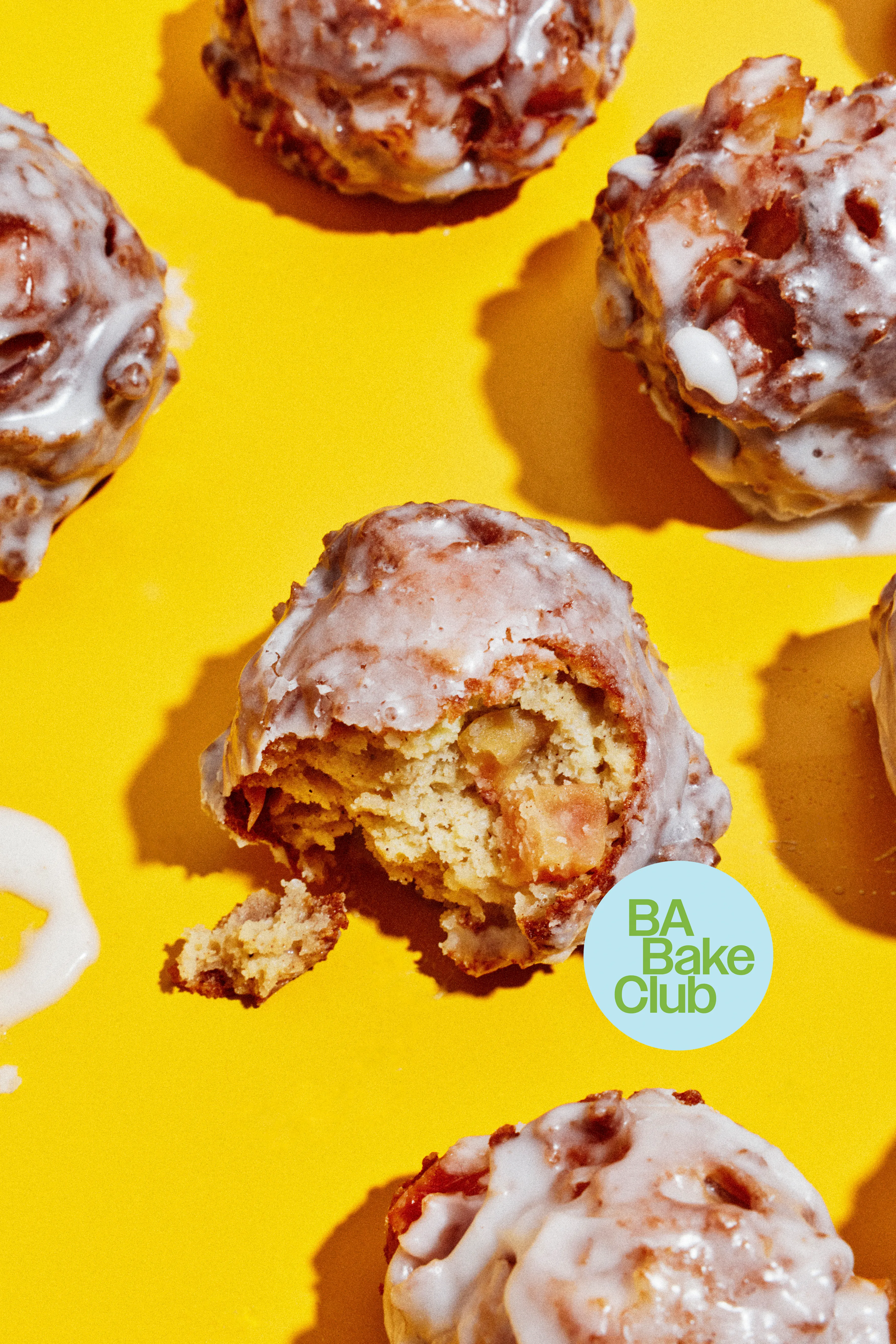 Bon Appétit Introduces Apple Fritters With Cinnamon Glaze