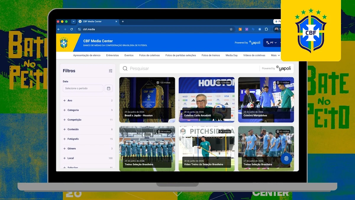 Бразилската футболна конфедерация тества нова платформа за съдържание