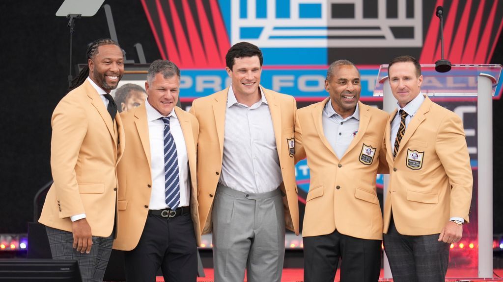 Brees, Fitzgerald and Kuechly Inducted into Pro Football Hall of Fame
