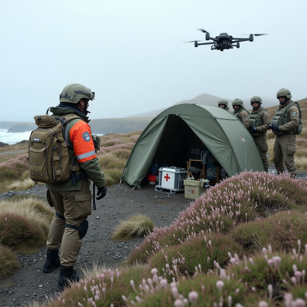 British Army Parachutes Medical Team onto Remote Island to Treat Suspected Hantavirus Case