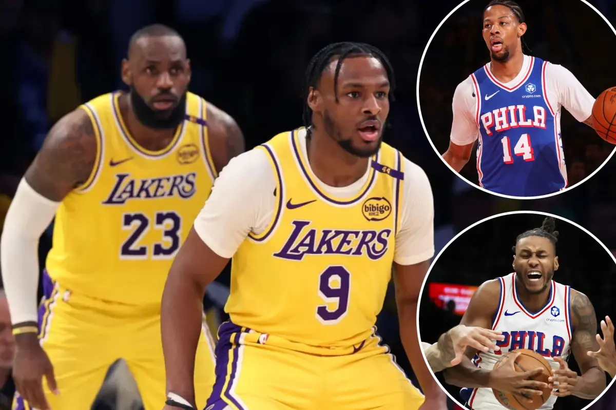Bronny James Could Join Father LeBron on 76ers