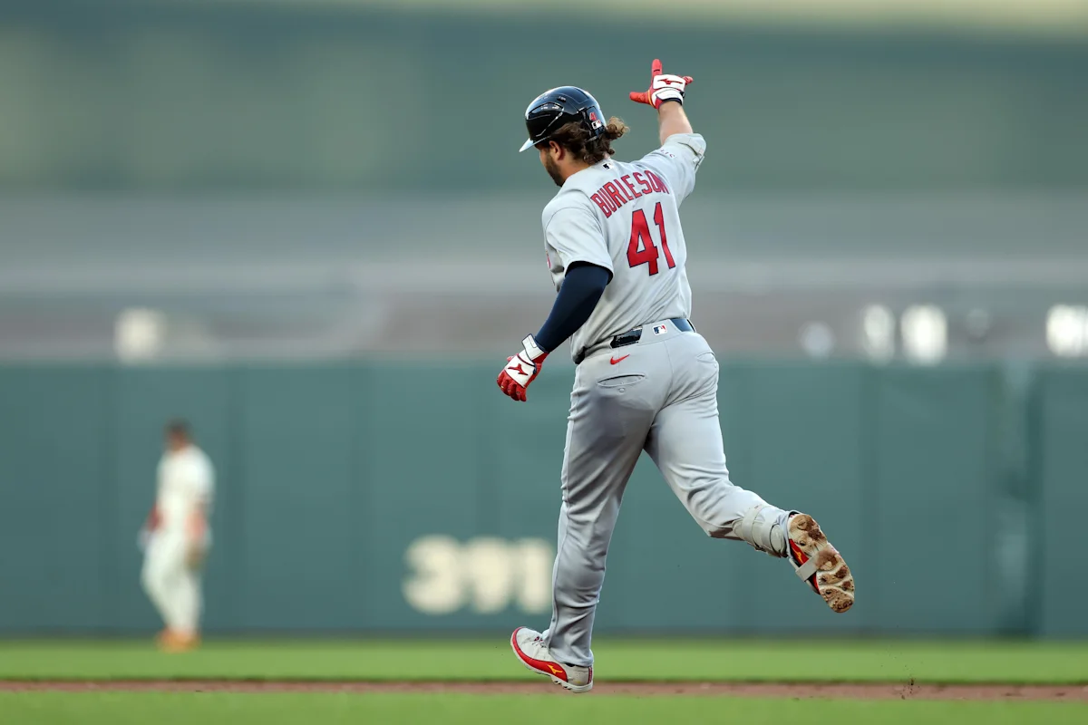 Burleson Homer, Giants Walk-Off Cardinals in Extras