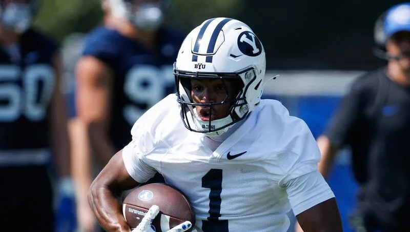 BYU Freshman Receiver Glasker Rising on Depth Chart