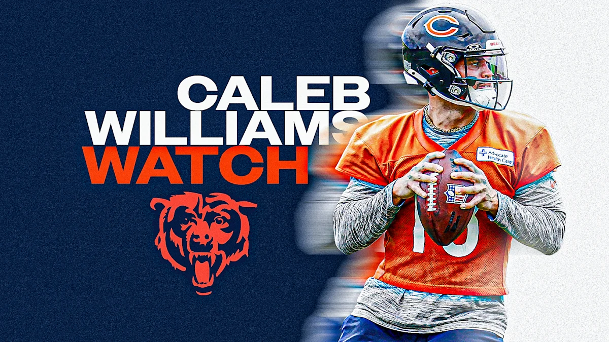 Caleb Williams Practices on Day 4 of Bears Training Camp