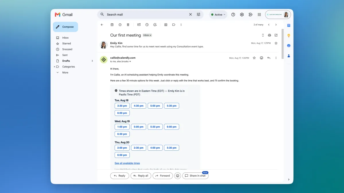 Calendly Launches AI Meeting Assistant, Callie