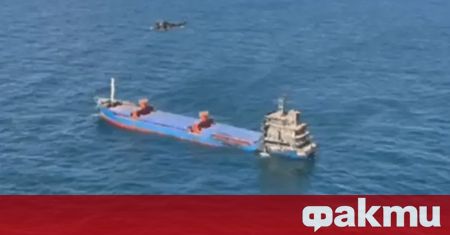 Спасиха екипажа на контейнеровоза CONTSHIP JET след атака с дронове