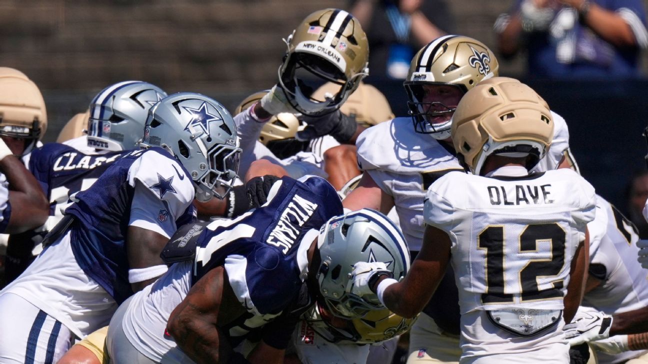 Cowboys, Saints Fined After Joint Practice Brawls