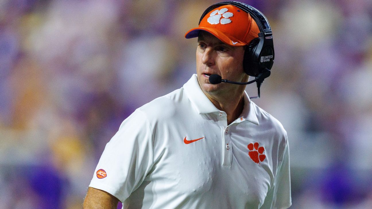 Dabo Swinney Accepts Criticism After Clemson Loss