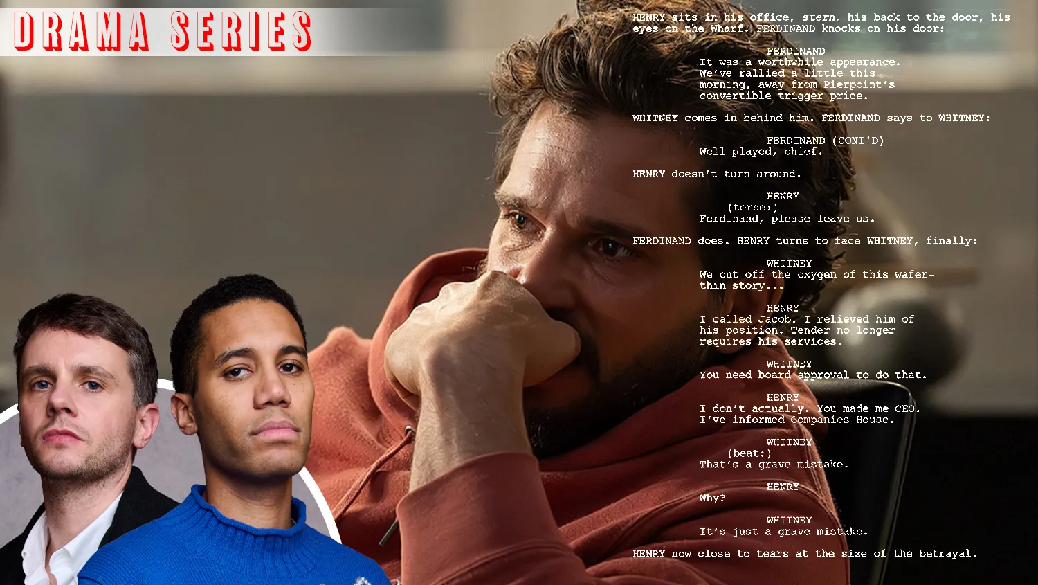 Deadline Features 'Industry' Season 4 Script 'Dear Henry' for Emmy Contention