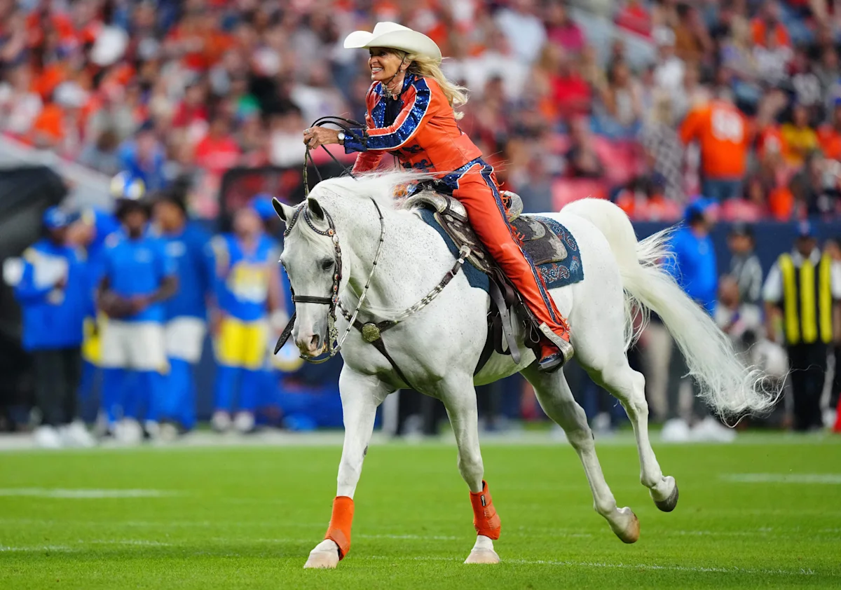 Denver Broncos ziehen lebende Pferdemaskotte Thunder in den Ruhestand