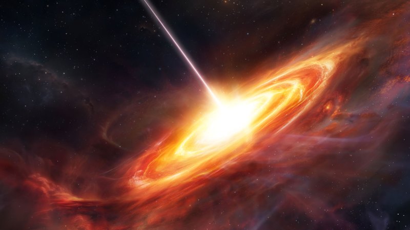 Distant Supermassive Black Hole Breaks Record