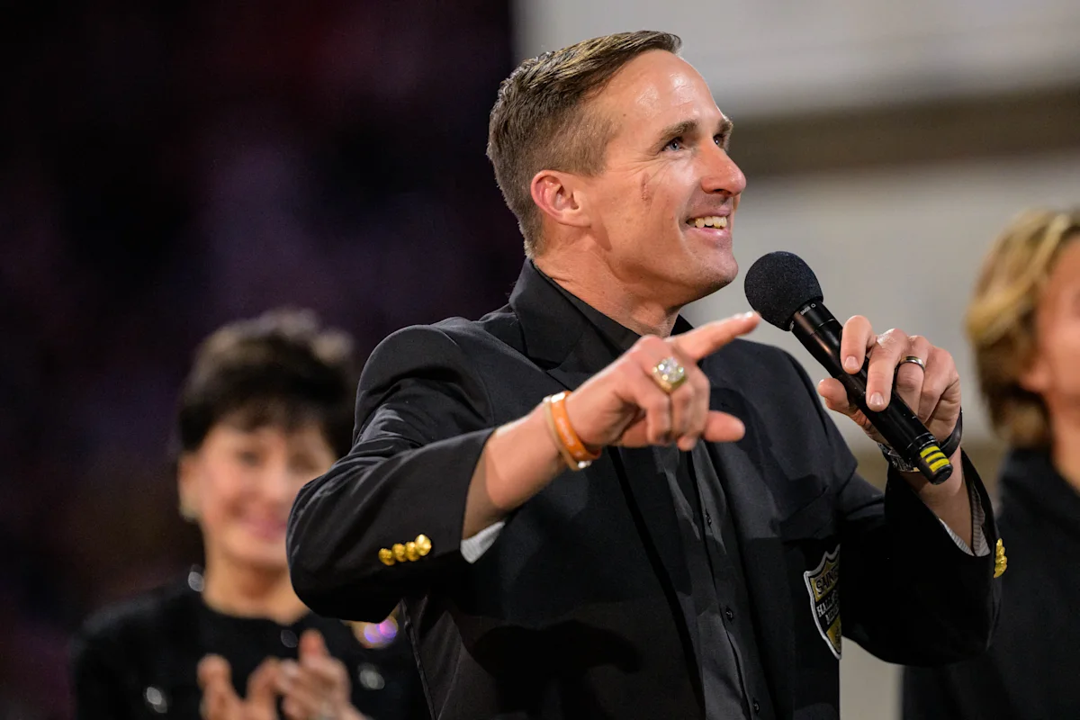 Drew Brees wird in die Ring of Honor der Saints aufgenommen