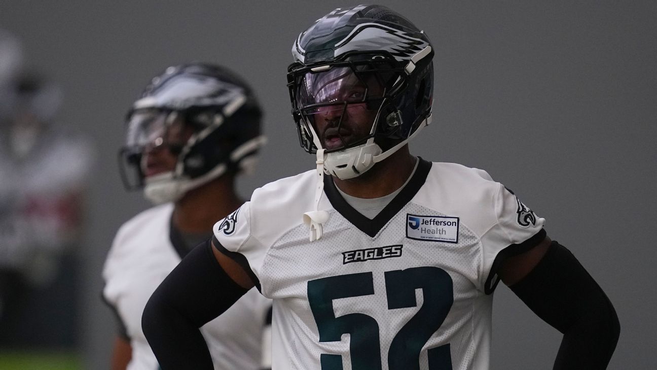 Eagles OLB Greenard Lands on PUP List with Pec Strain