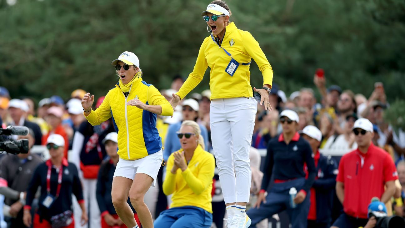 Europe Leads Solheim Cup After Korda, Corpuz Loss