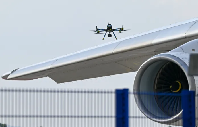 Explosive Drohne in der Nähe ukrainischer Flugzeuge auf deutschem Flughafen gefunden