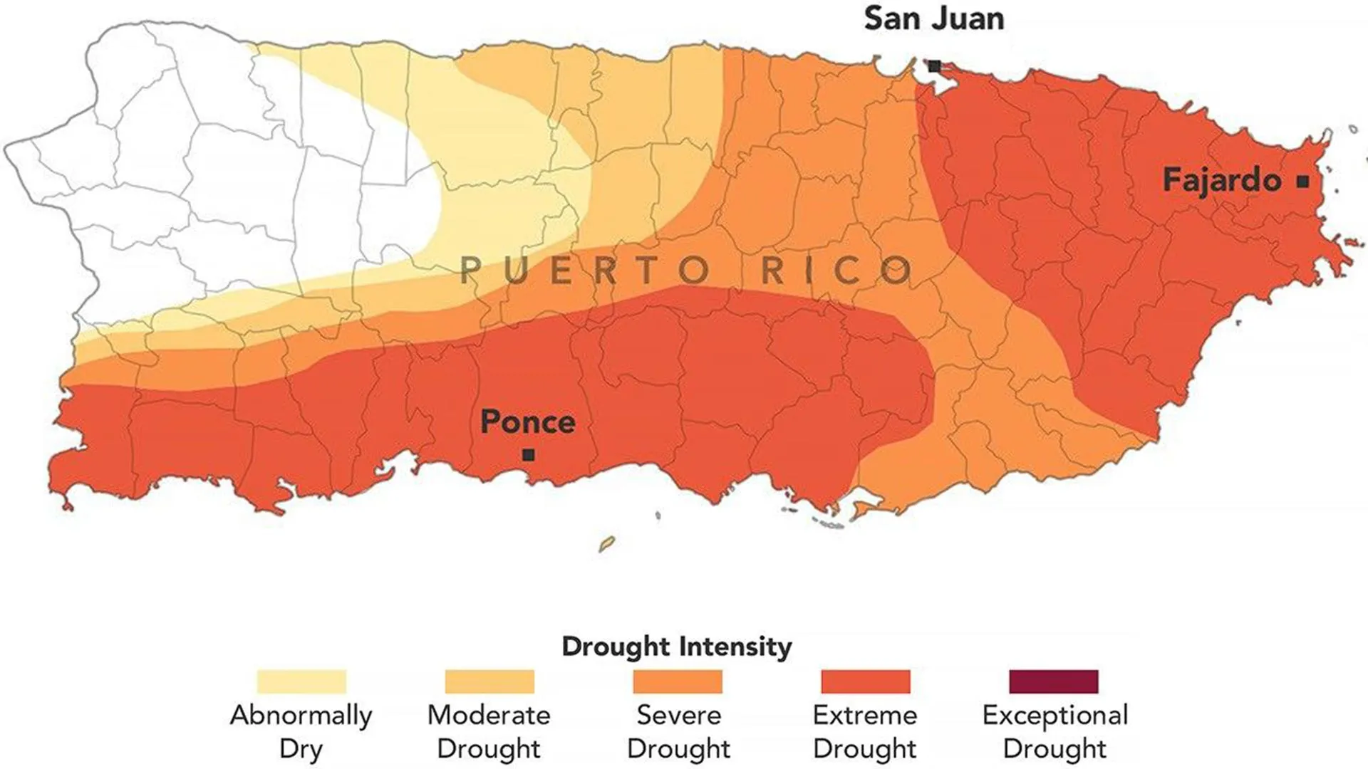 Extreme Drought Grips Puerto Rico, Triggering Disaster Declarations