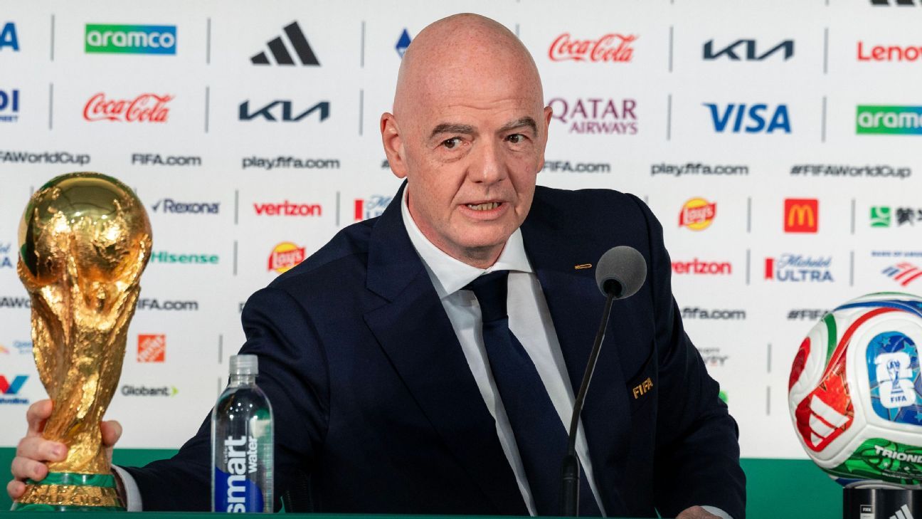 FIFA President Infantino Criticizes World Cup Critics
