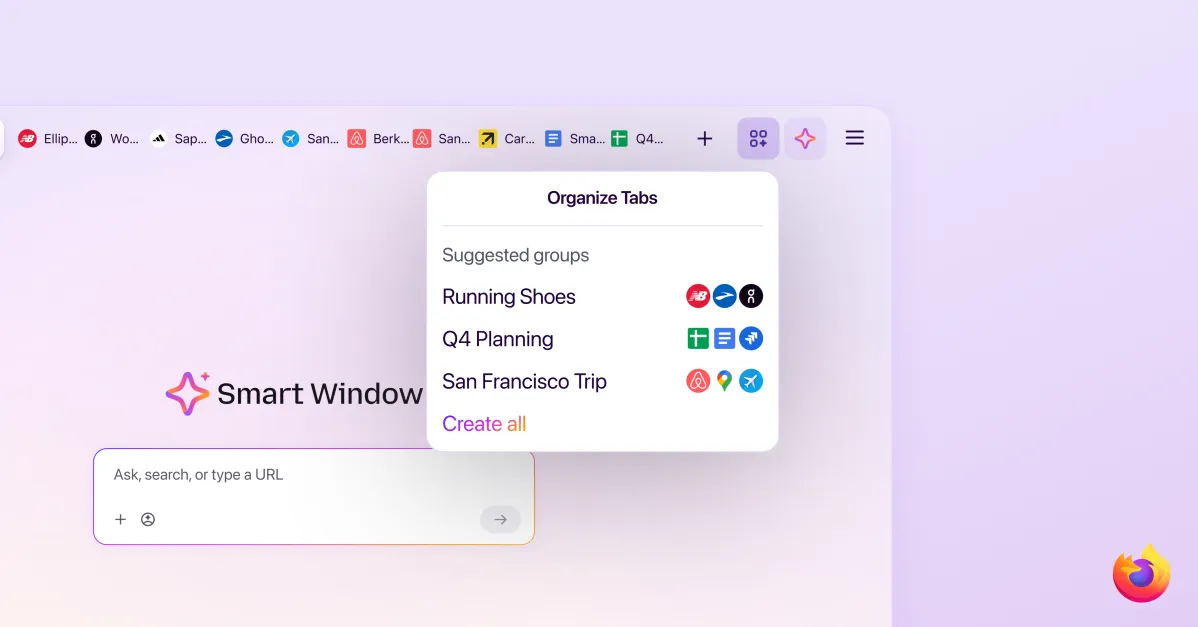 Firefox Launches AI-Powered ‘Smart Window’ Mode