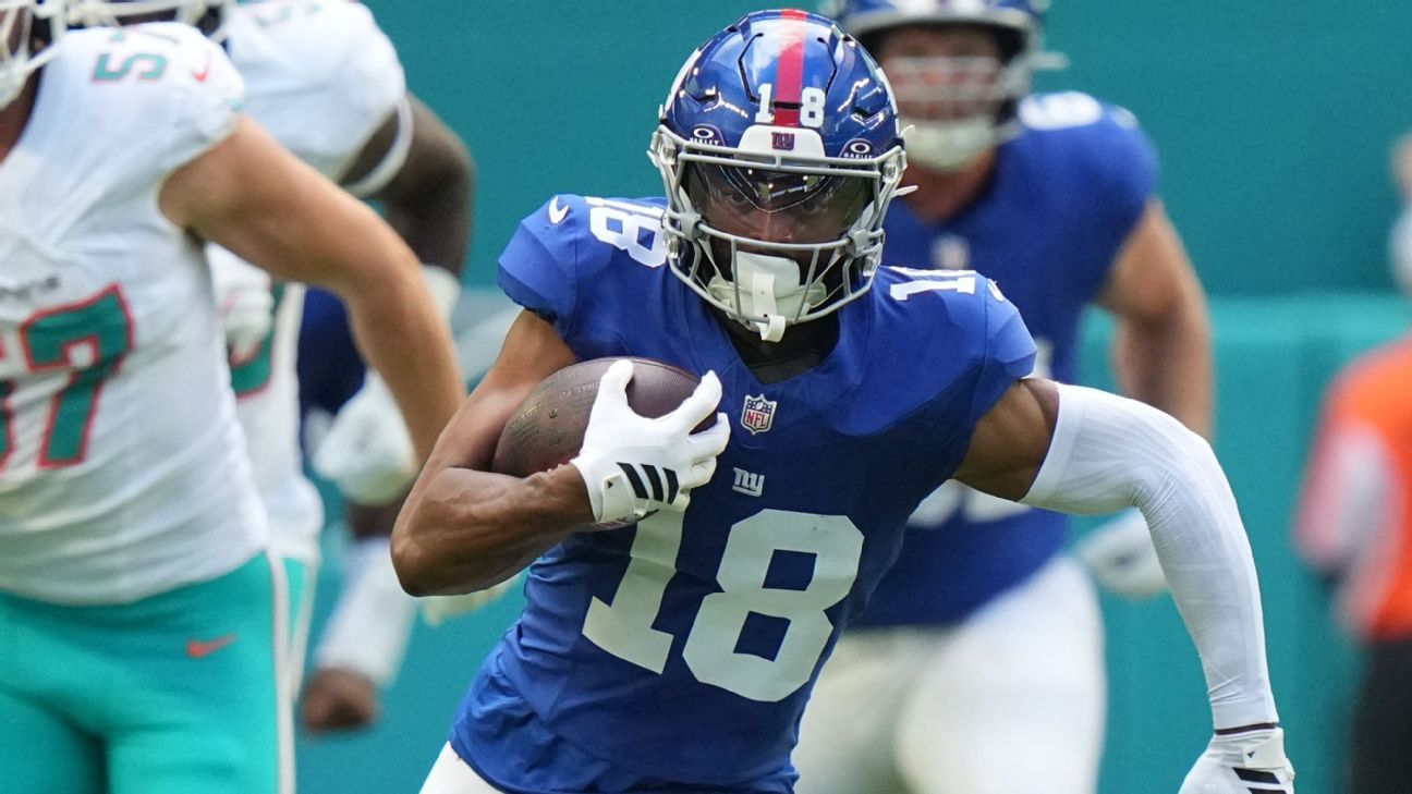 Giants Release Longest-Tenured Player Darius Slayton